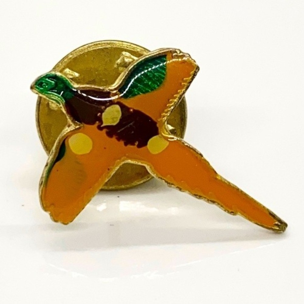 Pheasant Bird pin, hunter pin hat lapel jacket hat hunting bird‎ watcher …